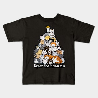 Top of the Meowntain Kids T-Shirt